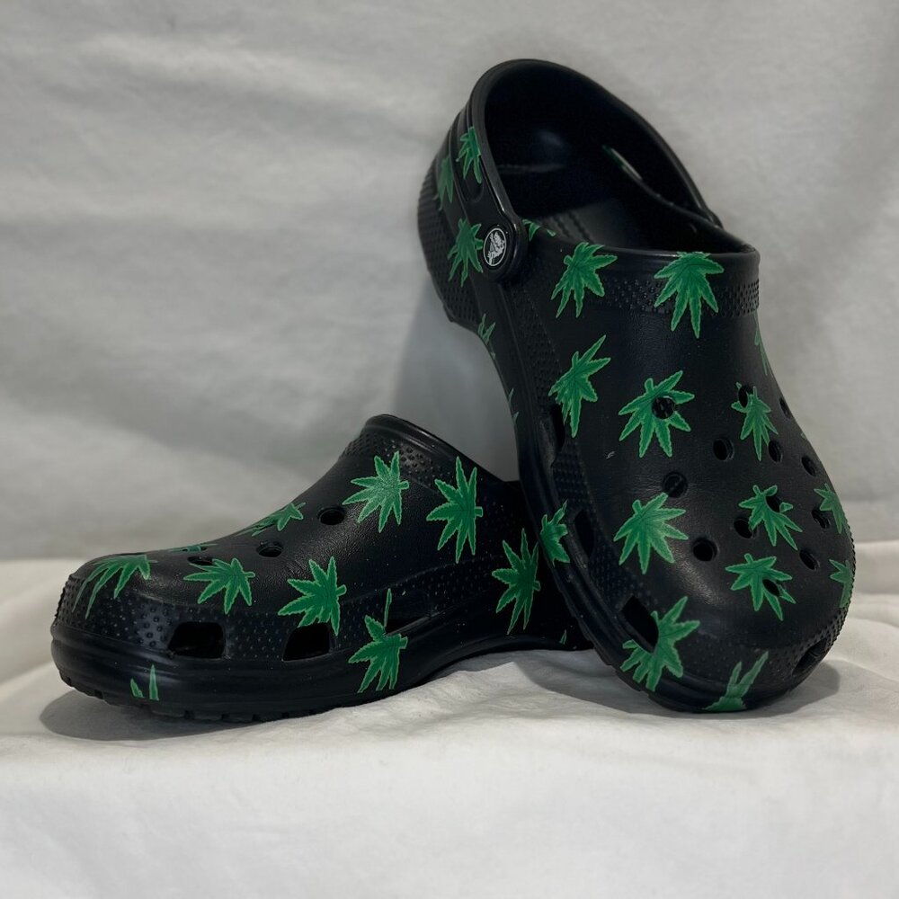 Black Novelty Crocs  Women's 10